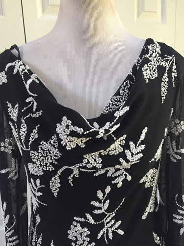 Laxmi black sheer whited - laxmi,